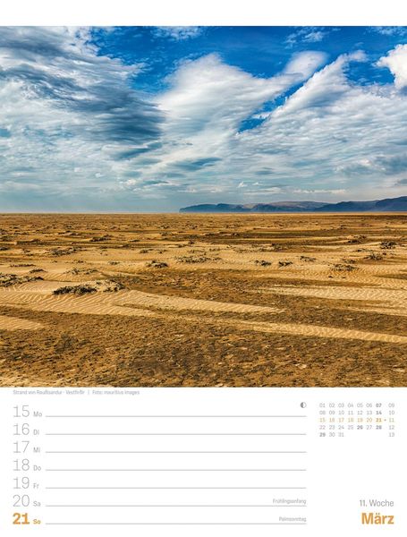 Produktbild: Island Wochenplaner Kalender 2027 | Die Insel aus Feuer und Eis