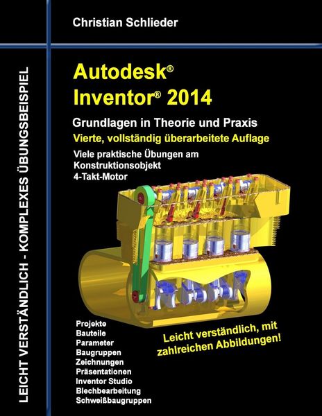 Produktbild: Autodesk Inventor 2014 - Grundlagen in Theorie und Praxis
