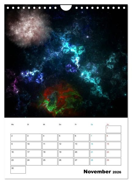 Produktbild: Im Weltraum (Wandkalender 2026 DIN A4 hoch), CALVENDO Monatskalender