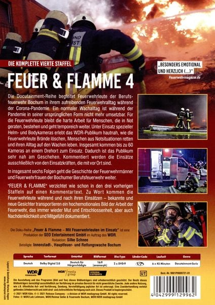 Produktbild: Feuer und Flamme - Mit Feuerwehrm&auml;nnern im Einsatz - Staffel 4 [2 DVDs]