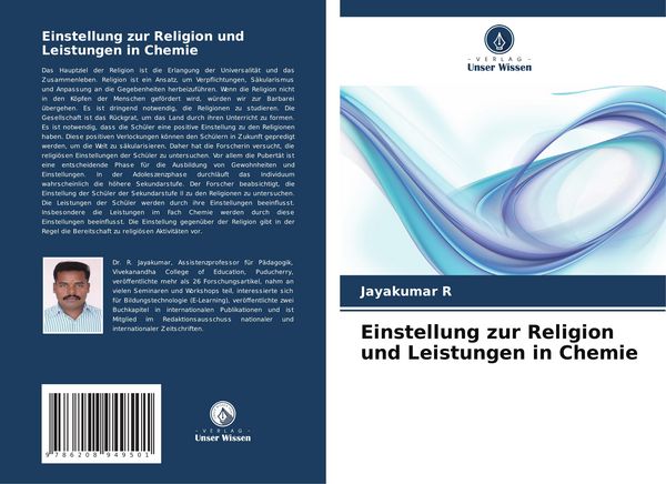 Produktbild: Einstellung zur Religion und Leistungen in Chemie