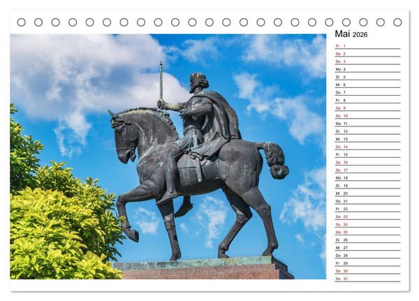 Produktbild: Ein Wochenende in Zagreb (Tischkalender 2026 DIN A5 quer), CALVENDO Monatskalender