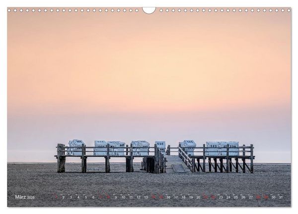 Produktbild: Nordseeurlaub in St. Peter-Ording (Wandkalender 2026 DIN A3 quer), CALVENDO Monatskalender