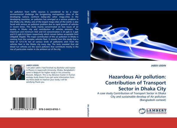 Produktbild: Hazardous Air pollution: Contribution of Transport Sector in Dhaka City