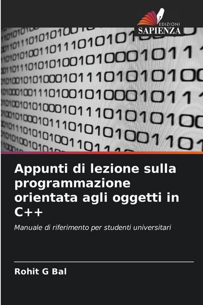 Produktbild: Appunti di lezione sulla programmazione orientata agli oggetti in C++