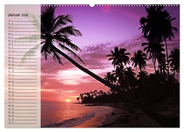 Produktbild: Traumstr&auml;nde (Wandkalender 2026 DIN A2 quer), CALVENDO Monatskalender
