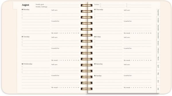 Produktbild: Life Planner Pastel flowers 26/27