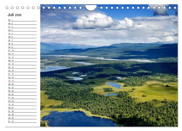 Produktbild: Alaska und Kanada (Wandkalender 2026 DIN A4 quer), CALVENDO Monatskalender