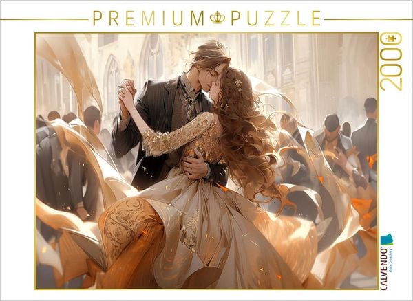 Produktbild: CALVENDO Puzzle P&auml;rchen im Manga Style beim Tanz | 2000 Teile Lege-Gr&ouml;&szlig;e 90x67cm Foto-Puzzle f&uuml;r gl&uuml;ckliche Stunden