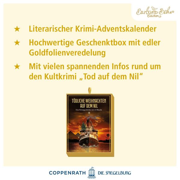 Produktbild: Schachtelspiel - T&ouml;dliche Weihnachten auf dem Nil