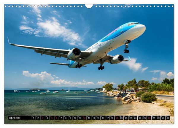 Produktbild: Flugzeugkalender (Wandkalender 2026 DIN A3 quer), CALVENDO Monatskalender