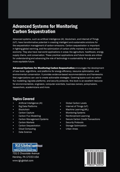 Produktbild: Advanced Systems for Monitoring Carbon Sequestration