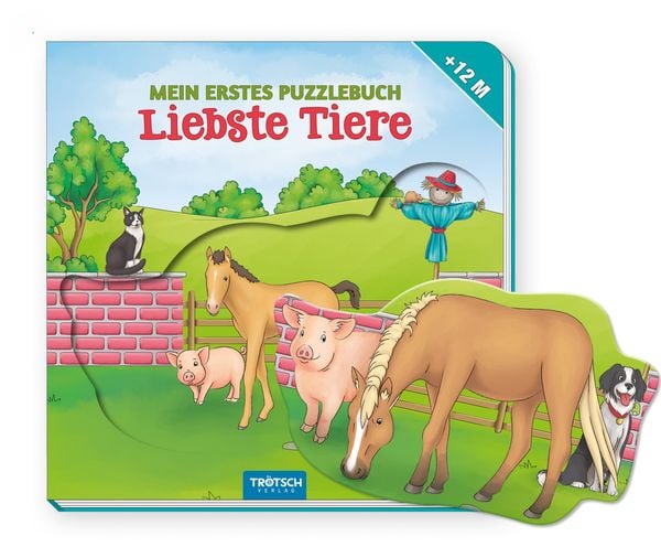 Trötsch Pappenbuch Mein erstes Puzzlebuch Liebste Tiere, Gebundene Ausgabe von Trötsch Verlag GmbH & Co. KG, Trötsch Verlag GmbH & Co. KG,