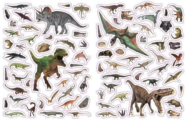 Produktbild: Sticker-Lexikon. Dinosaurier