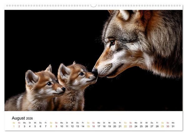 Produktbild: Wilde Heimat - Tiere unserer Natur (hochwertiger Premium Wandkalender 2026 DIN A2 quer), Kunstdruck in Hochglanz