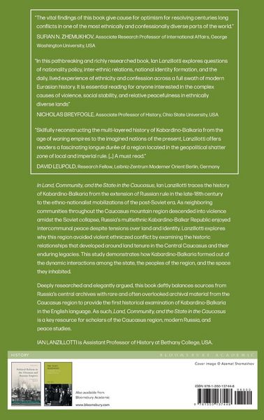 Produktbild: Lanzillotti, I: Land, Community, and the State in the Caucas