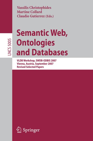 Produktbild: Semantic Web, Ontologies and Databases