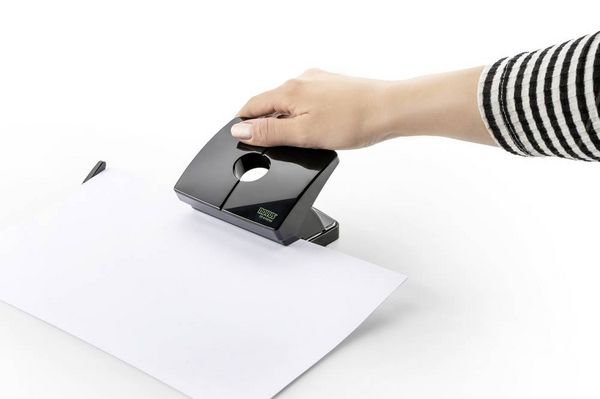 Produktbild: novus B&uuml;rolocher B220 Re+New bis 16 Blatt schwarz