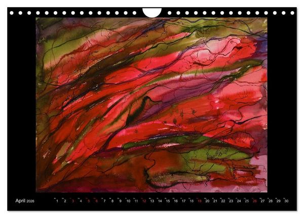 Produktbild: Feinste Aquarelle (Wandkalender 2026 DIN A4 quer), CALVENDO Monatskalender