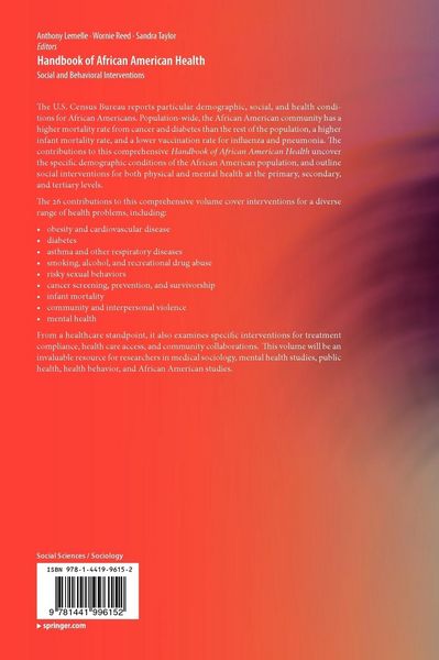 Produktbild: Handbook of African American Health