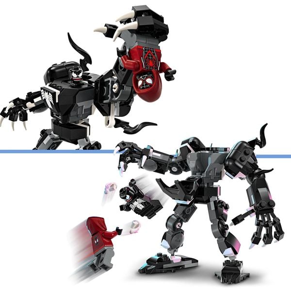 Produktbild: LEGO Marvel 76276 Venom Mech vs. Miles Morales, Superhelden-Spielzeug
