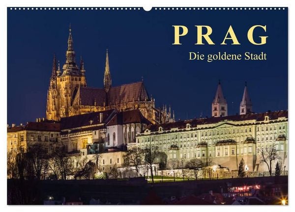 Produktbild: Prag - die goldene Stadt (Wandkalender 2027 DIN A2 quer), CALVENDO Monatskalender