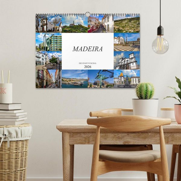 Produktbild: Madeira Die Stadt Funchal (Wandkalender 2026 DIN A3 quer), CALVENDO Monatskalender