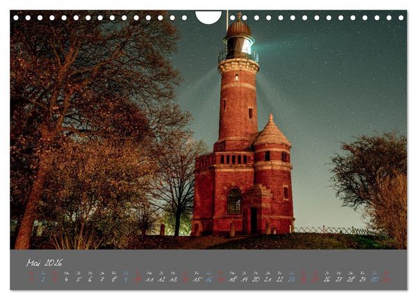 Produktbild: So sch&ouml;n ist Kiel im Dunkeln (Wandkalender 2026 DIN A4 quer), CALVENDO Monatskalender