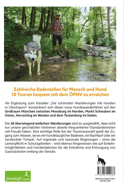 Produktbild: Die sch&ouml;nsten Wanderungen mit Hunden im Gro&szlig;raum M&uuml;nchen