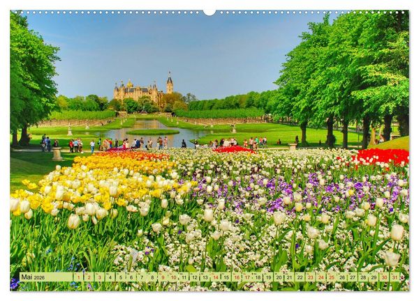 Produktbild: Schwerin - Welterbe (Wandkalender 2026 DIN A2 quer), CALVENDO Monatskalender