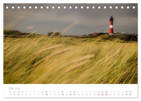 Produktbild: Sylt im Herbst (Tischkalender 2026 DIN A5 quer), CALVENDO Monatskalender