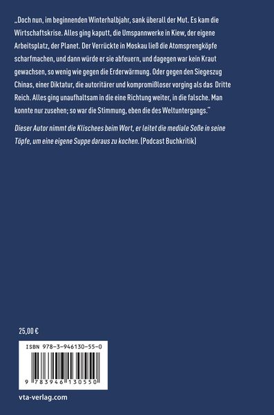 Produktbild: Die Euphorie des Schriftstellers beim Weltuntergang