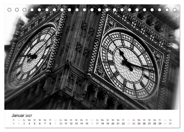Produktbild: London (Tischkalender 2027 DIN A5 quer), CALVENDO Monatskalender