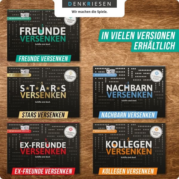 Produktbild: FREUNDE VERSENKEN&reg; - "Schiffe sind doof" - Schiffe versenken neu aufgelegt