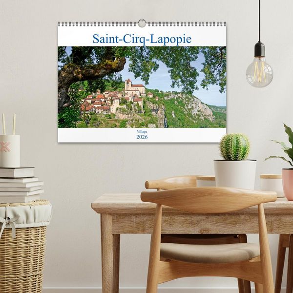 Produktbild: Saint-Cirq-Lapopie Village (Calendrier mural 2026 DIN A3 vertical), CALVENDO calendrier mensuel