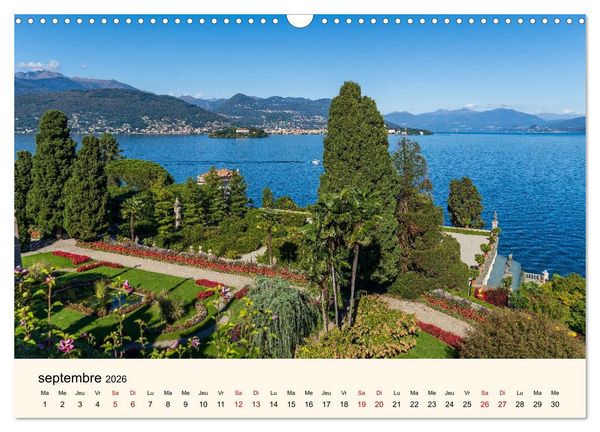 Produktbild: Coup d'&oelig;il sur le Lac Majeur (Calendrier mural 2026 DIN A3 vertical), CALVENDO calendrier mensuel