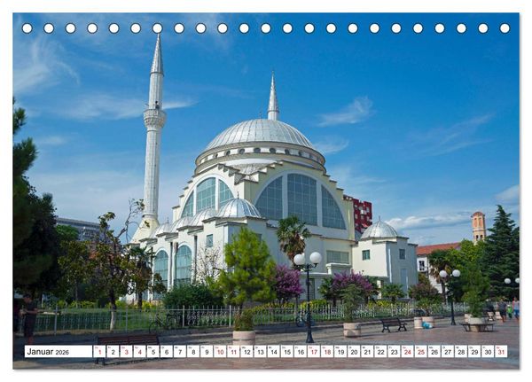 Produktbild: ALBANIENS Sch&ouml;nheiten (Tischkalender 2026 DIN A5 quer), CALVENDO Monatskalender