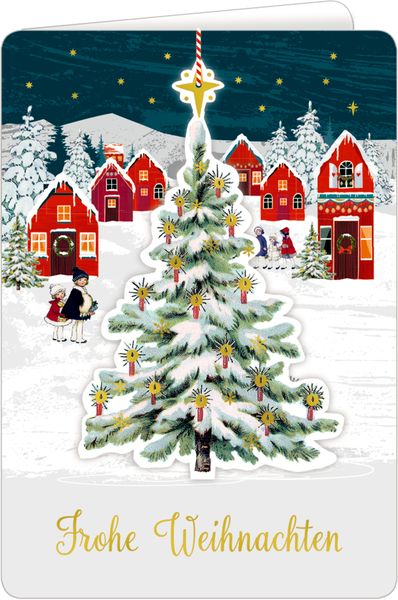 Produktbild: Weihnachtskarte mit Anh&auml;nger