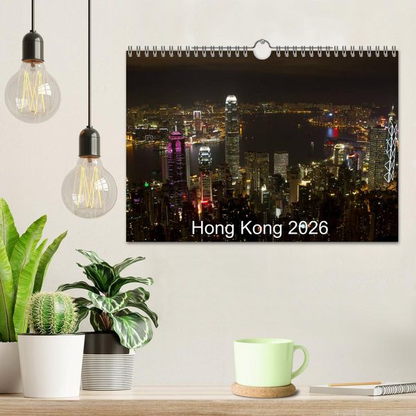 Produktbild: Hong Kong 2026 (Wandkalender 2026 DIN A4 quer), CALVENDO Monatskalender