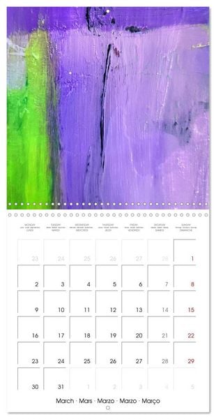 Produktbild: Finding silence in colours (Wall Calendar 2026 12 &times; 12 Inch) CALVENDO 12 Month Wall Calendar