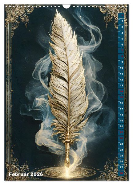 Produktbild: Umbrae Libri (Wandkalender 2026 DIN A3 hoch), CALVENDO Monatskalender