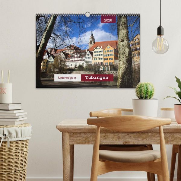 Produktbild: Unterwegs in T&uuml;bingen (Wandkalender 2026 DIN A3 quer), CALVENDO Monatskalender