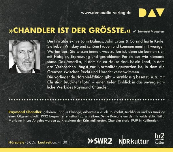 Der Geschmack des Geldes. John Dalmas & Co ermitteln