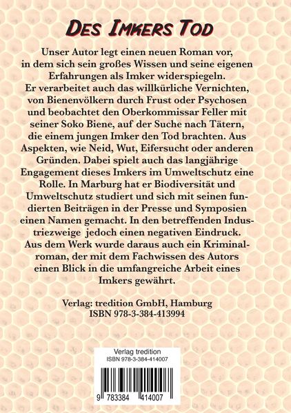 Produktbild: Des Imkers Tod