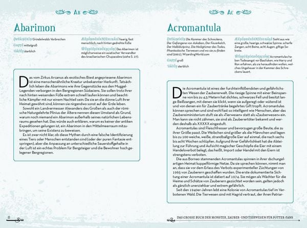 Produktbild: Das gro&szlig;e Buch der Monster, Zauber- und Tierwesen f&uuml;r Potter-Fans