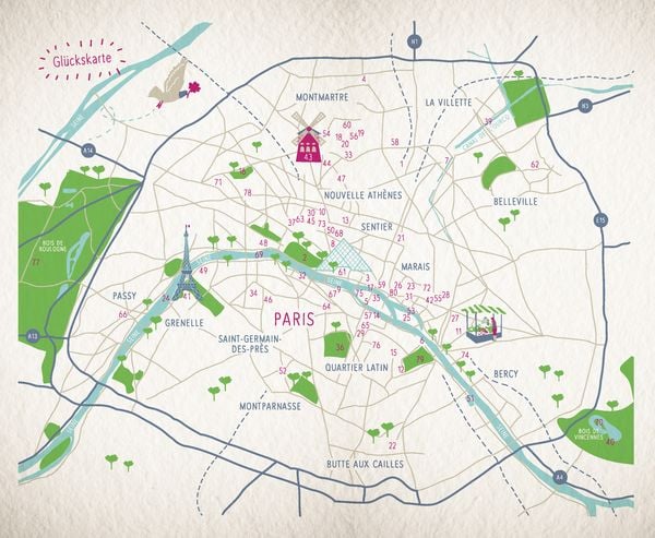 Produktbild: Glücksorte in Paris