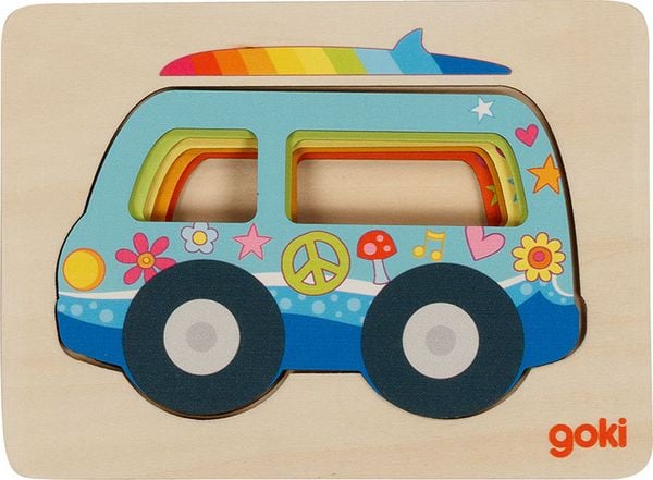 Produktbild: Schichtenpuzzle Van