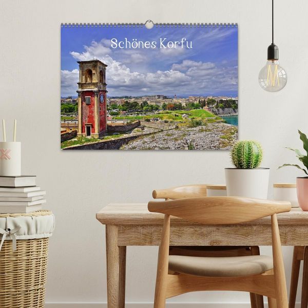 Produktbild: Sch&ouml;nes Korfu (Wandkalender 2026 DIN A3 quer), CALVENDO Monatskalender