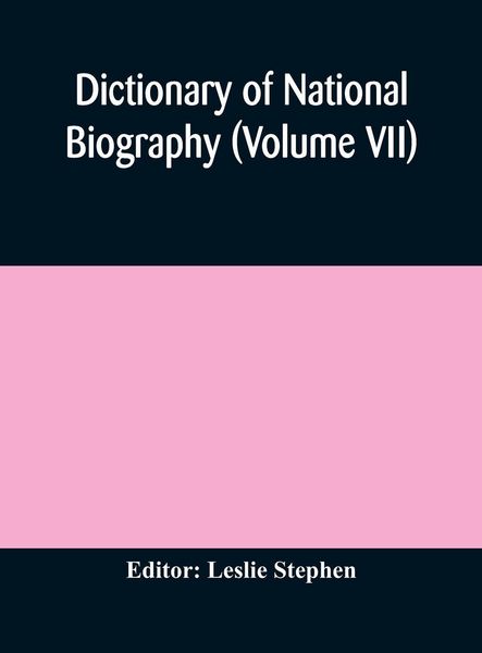 Produktbild: Dictionary Of National Biography (Volume Vii)
