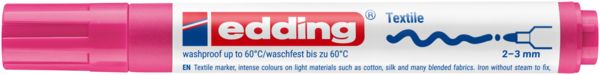 Produktbild: edding 4500 Textilmarker neonpink